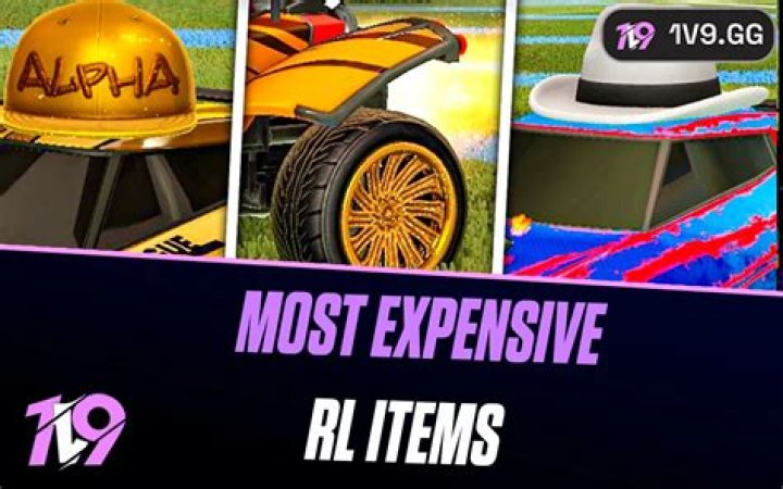 The top 10 most expensive items in Rocket League