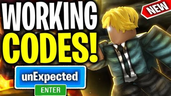 unexpected codes roblox