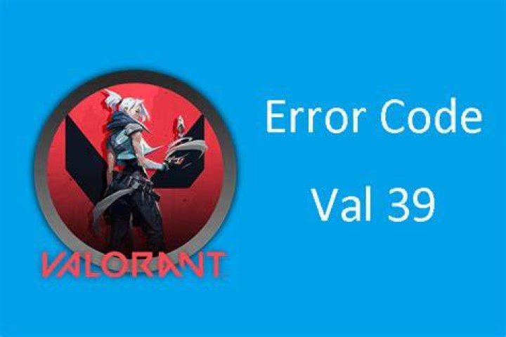 valorant error code 39 how to fix