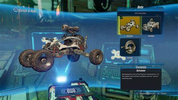 Vehicle Borderlands 3
