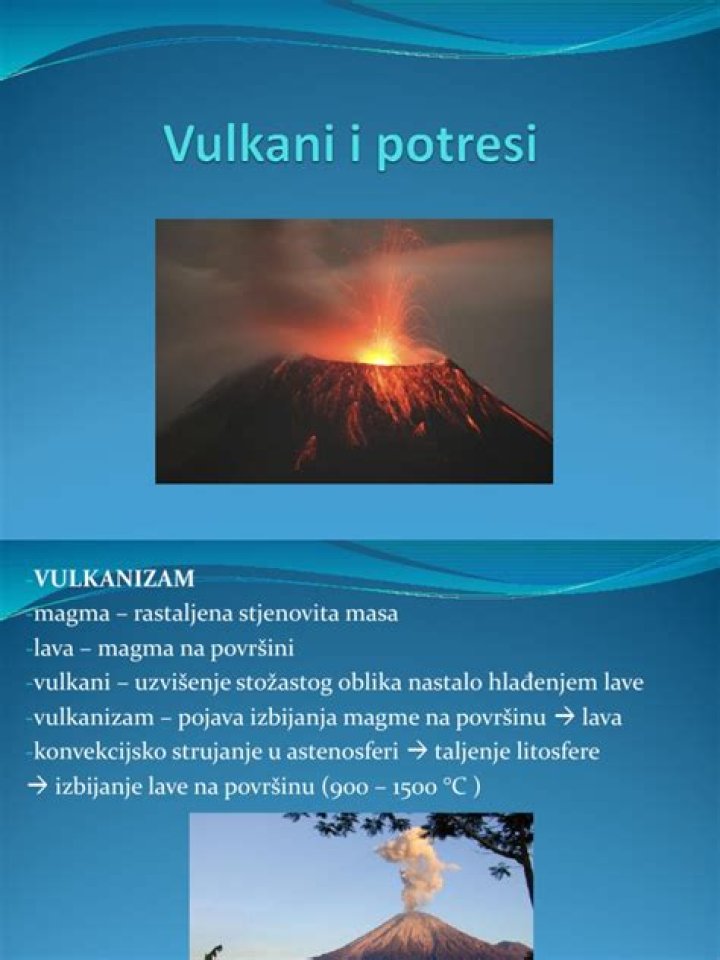 Vulkani i potresi