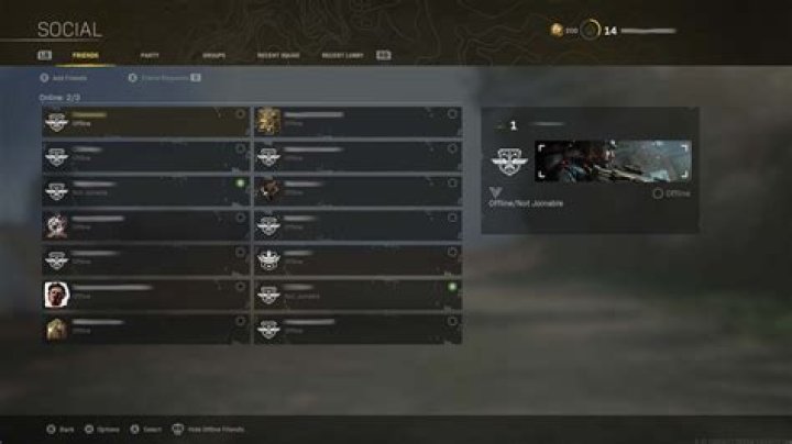 Warzone: Friends List Not Working Bug Fix (2021)