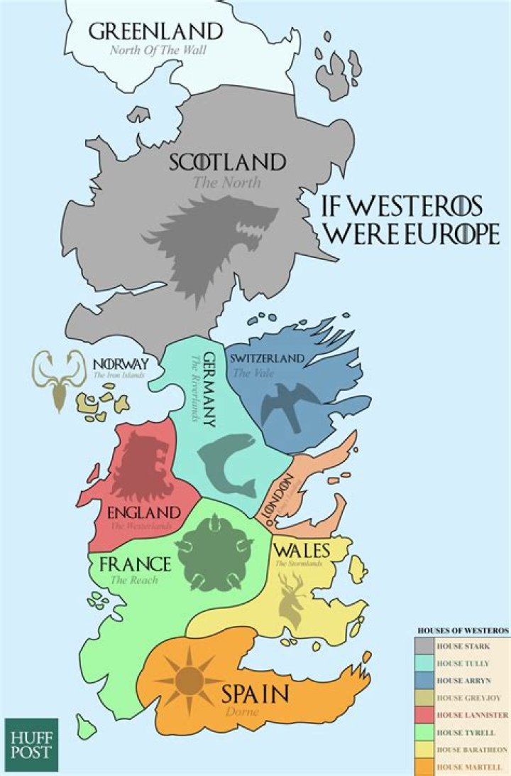 Westeros - 25 Cities