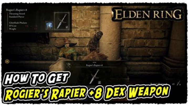 Where to find Rogier's Rapier +8 in Elden Ring