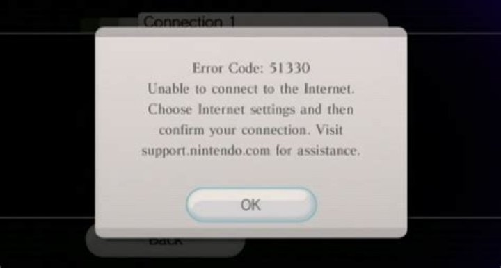 Wii Error Code 51330 Screen