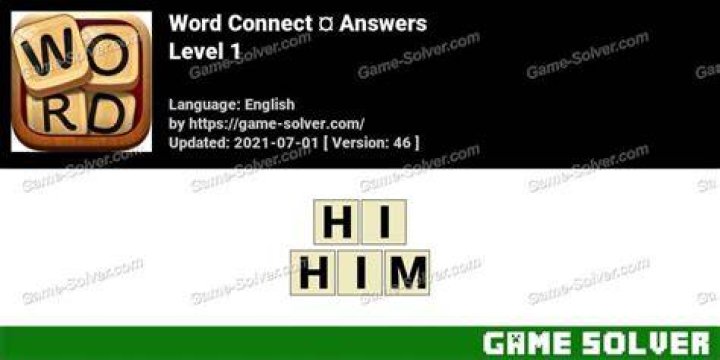 Word Connect Level 1 Answers