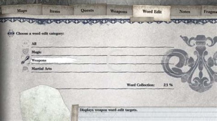 Word Edit Nier Replicant