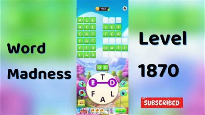 Word Life Level 1870 Answers Word Life Level 1870 Answers