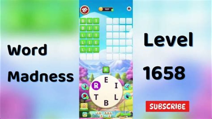 Word Link Level 1658 Answers