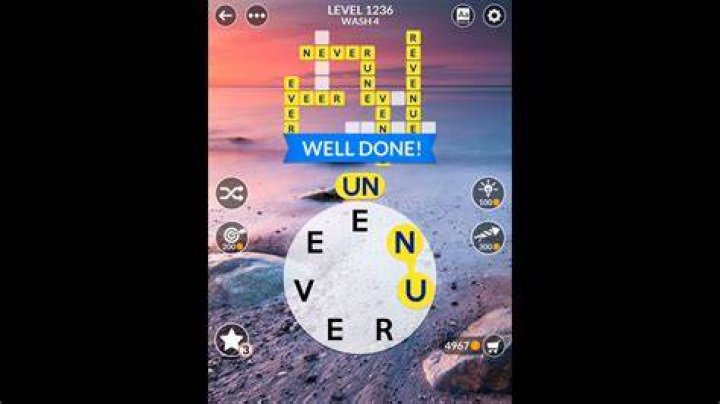 Word Stacks Level 1236 Answers