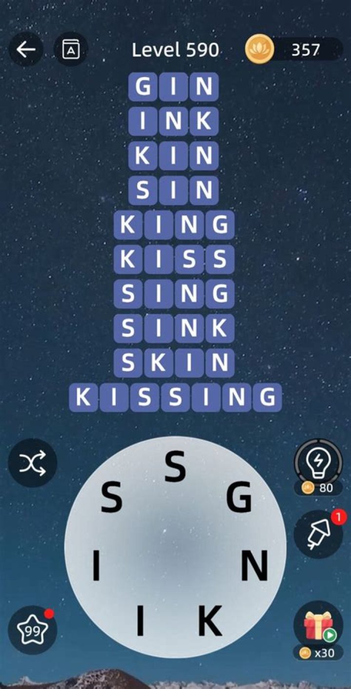 Word Stacks Level 590 Answers