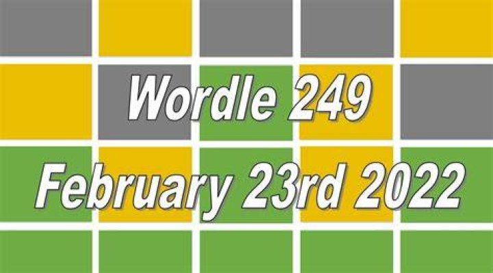 wordle answer 249 today