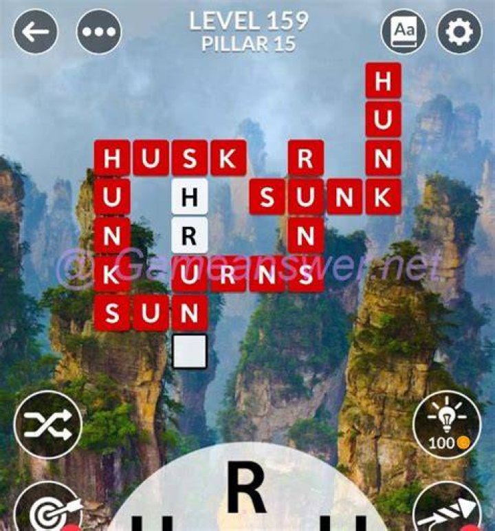 Wordscapes level 159