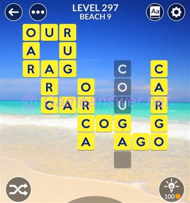 Wordscapes level 297