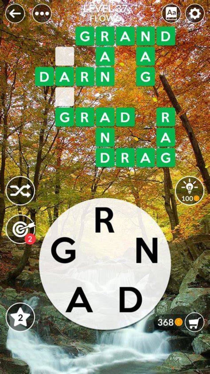 Wordscapes level 37
