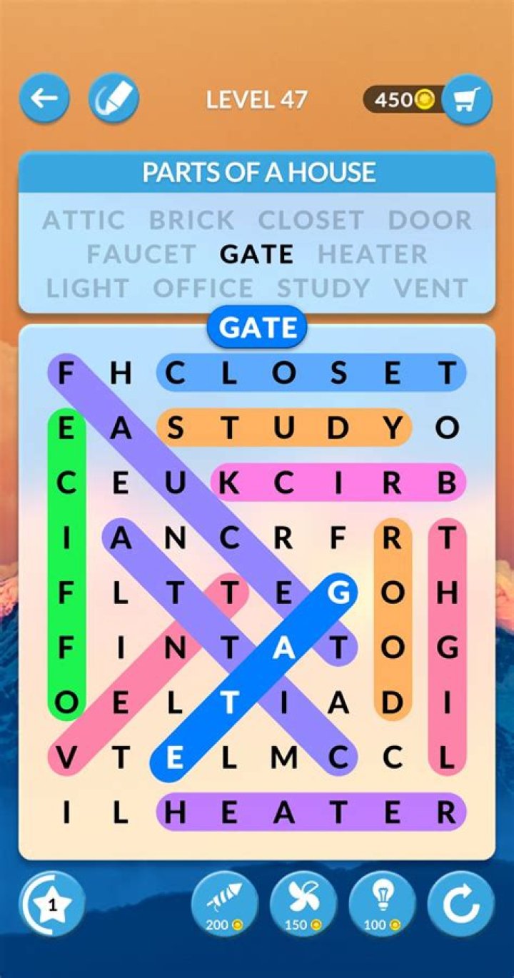 Wordscapes level 47