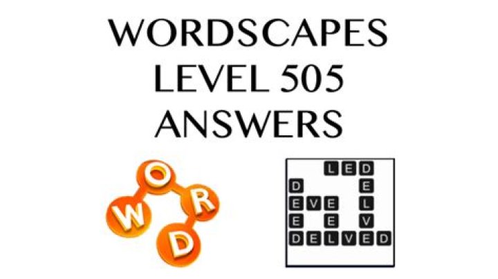 Wordscapes level 505