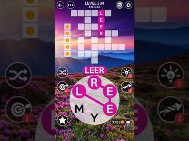 Wordscapes level 534