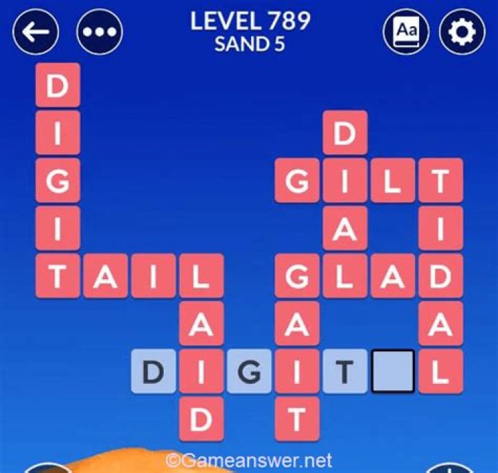 Wordscapes level 789