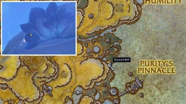 WoW Shadowlands Skyward Bell Location